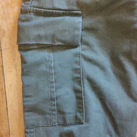 Cat & Jack Green Cargo Pants Size 14 Cotton Utility - Picture 5 of 7